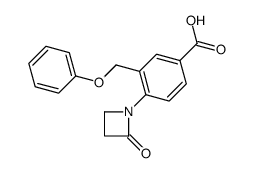 4-(2-oxoazetidin-1-yl)-3-(phenoxymethyl)benzoic acid Structure