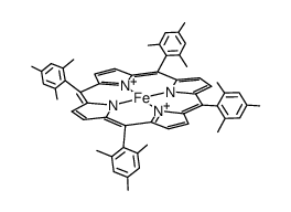 iron(II) meso-tetramesitylporphyrin Structure