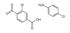 4-chloroaniline,3-chloro-4-nitrobenzoic acid Structure