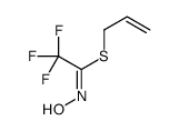 prop-2-enyl 2,2,2-trifluoro-N-hydroxyethanimidothioate结构式