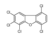 1,4,6,7,8-pentachlorodibenzofuran Structure