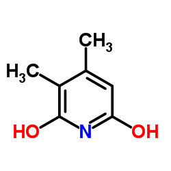 2,6-二羟基-3,4-二甲基吡啶结构式