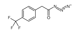 Benzeneacetyl azide, 4-(trifluoromethyl)结构式