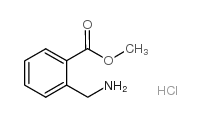 2-(氨基甲基)苯甲酸甲酯盐酸盐结构式