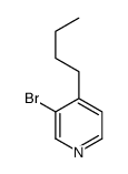 3-bromo-4-butylpyridine Structure