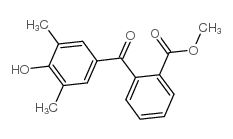 2-(4-羟基-3,5-二甲基苯甲酰基)苯甲酸甲酯结构式