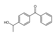 [4-(1-hydroxyethyl)phenyl]-phenylmethanone结构式