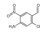 4-amino-2-chloro-5-nitro-benzaldehyde结构式
