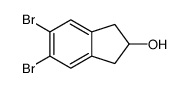 5,6-Dibromo-indan-2-ol Structure