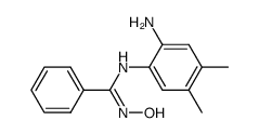 N-(2-amino-4,5-dimethylphenyl)benzamide oxime结构式