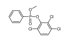 1,2,4-trichloro-3-[methoxy(phenyl)phosphoryl]oxybenzene Structure