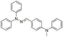4-(N-Methyl-N-phenylamino)benzaldehyde diphenyl hydrazone结构式
