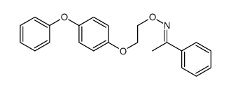 (Z)-N-[2-(4-phenoxyphenoxy)ethoxy]-1-phenylethanimine结构式