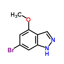 6-Bromo-4-methoxy-1H-indazole Structure