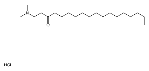 1-(dimethylamino)octadecan-3-one,hydrochloride Structure