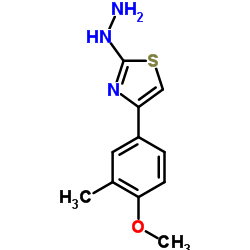 [4-(4-METHOXY-3-METHYL-PHENYL)-THIAZOL-2-YL]-HYDRAZINE Structure