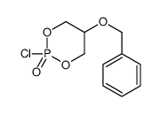 2-chloro-5-phenylmethoxy-1,3,2λ5-dioxaphosphinane 2-oxide结构式