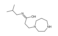 3-(1,4-diazepan-1-yl)-N-(2-methylpropyl)propanamide Structure