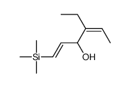 4-ethyl-1-trimethylsilylhexa-1,4-dien-3-ol结构式
