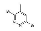 3,6-二溴-4-甲基-哒嗪结构式