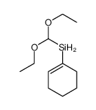 cyclohexen-1-yl(diethoxymethyl)silane Structure