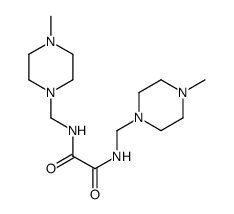 N,N'-bis[(4-methylpiperazin-1-yl)methyl]oxamide结构式