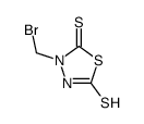 3-(bromomethyl)-1,3,4-thiadiazolidine-2,5-dithione Structure