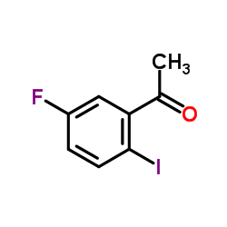 1-(5-氟-2-碘苯基)乙酮结构式