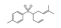 1-methyl-4-((7-methylocta-1,6-dien-4-yl)sulfonyl)benzene Structure