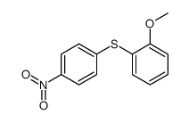1-methoxy-2-(4-nitrophenyl)sulfanylbenzene Structure