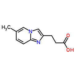 3-(6-Methylimidazo[1,2-a]pyridin-2-yl)propanoic acid Structure