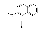 6-甲氧基-5-异喹啉甲腈结构式