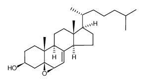 7-dehydrocholesterol 5,6-oxide结构式