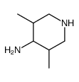 3,5-dimethylpiperidin-4-amine Structure