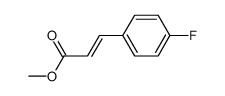(2E)-3-(4-氟苯基)丙-2-烯酸甲酯结构式