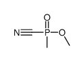 [methoxy(methyl)phosphoryl]formonitrile结构式