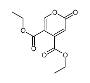diethyl 6-oxopyran-3,4-dicarboxylate结构式