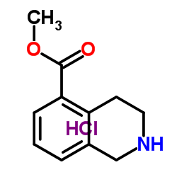 1,2,3,4-四氢异喹啉-5-甲酸甲酯盐酸盐结构式