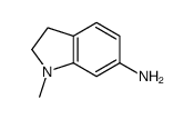 1-甲基-2,3-二氢-1H-吲哚-6-胺结构式