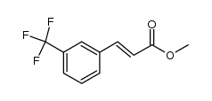 (2E)-3-[3-(Trifluoromethyl)phenyl]-2-propenoic acid methyl ester structure