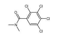 N,N-dimethyl-2,3,4,5-tetrachlorobenzamide结构式