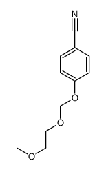 4-(2-methoxyethoxymethoxy)benzonitrile结构式