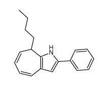8-butyl-2-phenyl-1,8-dihydrocyclohepta[b]pyrrole Structure