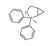 2,2-dihydro 2-methyl 2,2-diphenyl 3,4-methano 1,2-oxaphospholanne结构式