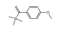 trimethyl[1-(4-methoxyphenyl)ethenyl]silane Structure