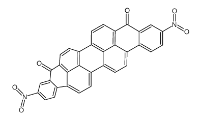 3,12-Dinitroanthra[9,1,2-cde]benzo[rst]pentaphene-5,10-dione结构式