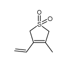 3-methyl-4-vinyl-3-sulfolene Structure