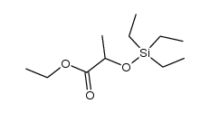 ethyl α-triethylsiloxypropionate结构式