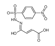(E)-4-[2-(4-nitrophenyl)sulfonylhydrazinyl]-4-oxobut-2-enoic acid Structure