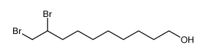 9,10-dibromodecan-1-ol结构式